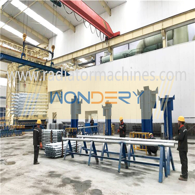Manual 1 Ton / Day  Hot Dip Galvanizing Furnace Intelligent Temperature Control System For Fasteners Screws Nuts Nails