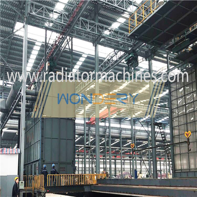 1ton/hour Hot Dip Galvanizing Furnace Variable Frequency Temperature Regulation For Fasteners Screws Nuts Nails