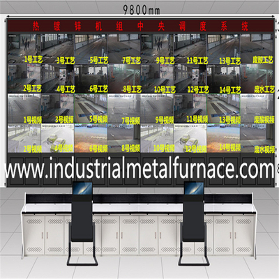 Zinc Galvanizing Furnace Hot Dip Galvanizing Line For Zinc Coating Performance And Reliability