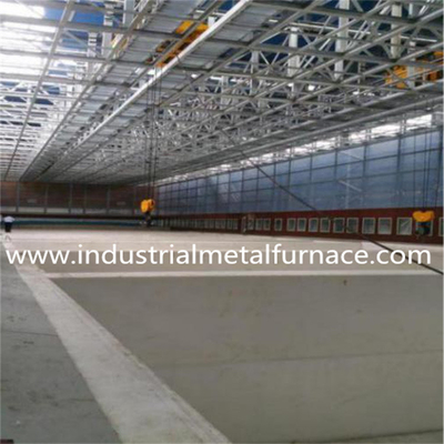 U Shape Steel Structure Hot Dip Galvanizing Furnace With Customized Kettle Design And 50mm/60mm Zinc Kettle Thickness