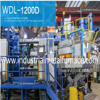 Precision Dosing Industrial Aluminum Melting Furnace For Clean Alloy Liquid