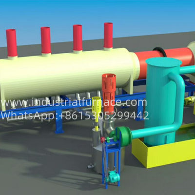 High Performance Industrial Metal Melting Furnace For Aluminum Cans Carbonization And Paint Removal