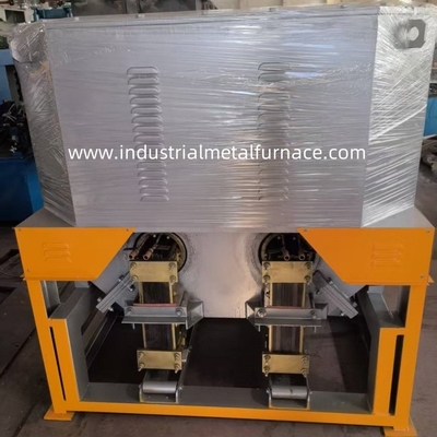 160KW 2 Chamber Gravity Casting Copper Metal Melting Industrial  Induction Furnace For Copper Scraps