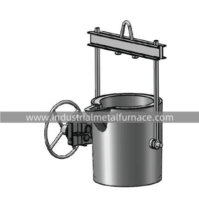 100-800kg Aluminum Transfer Ladle for Foundries & Casting