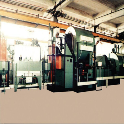 300kg/H Rotary Type Steel Ball Mesh Belt Heat Treatment Aluminium Melting Rotary Furnace