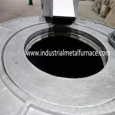 650 Degree 400KG Natural Gas Cast Iron Zinc Cast Iron Melting Furnace 200Kg/Hr