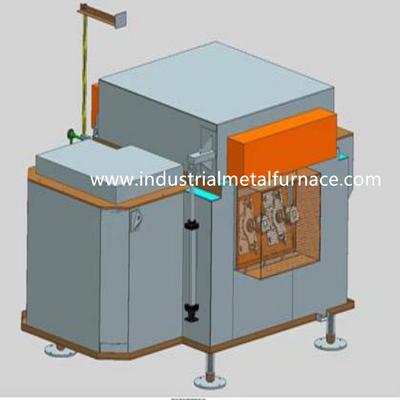 2000KGS Aluminum Industrial Immersion Small Aluminum Melting Furnace For Steel