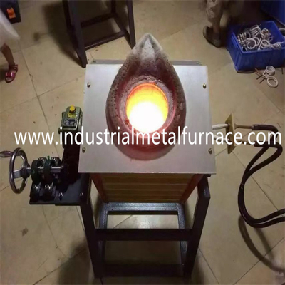 Tilting IGBT Power Industrial Metal Melting Furnace Electric Copper Melting Furnace