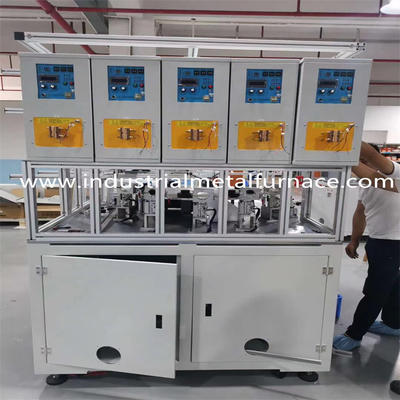 20KHZ Silver Tilting Crucible Induction Industrial Metal Melting Furnace 15 To 160 KW