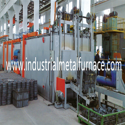 Double Row Push Rod Isothermal Spheroidizing Heat Treatment Annealing Furnace High Temperature Melting Furnace