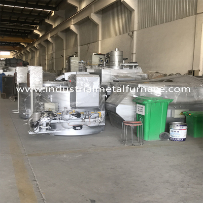 PID Tilting Type Gas Fired Crucible Melting Furnace For Aluminum Alloy 1000kg