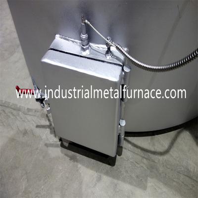 1000KG Gas Fired Tilting Crucible Melting Furnace Aluminium Scrap Melting Machine
