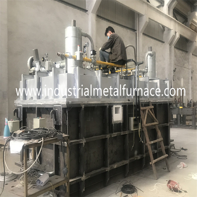 9400Kcal/KG 10000Kg Aluminum Holding Furnace Oil Fired Aluminium Melting