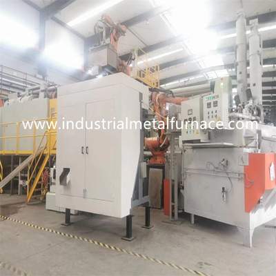 9500mm 45000kg Aluminum Holding Furnace Natural Gas Melting Furnace