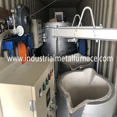350kg 18KW Aluminum Holding Furnace Automatic Electric Vertical Ladle Preheater CE