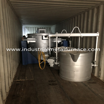 350kg 18KW Aluminum Holding Furnace Automatic Electric Vertical Ladle Preheater CE