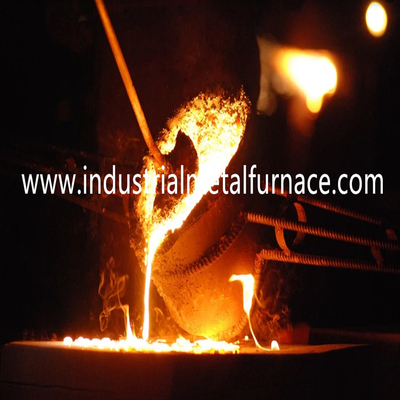 5T 60Mins Melting Steel Shell Industrial Induction Furnace For Steel Melting 3000KW